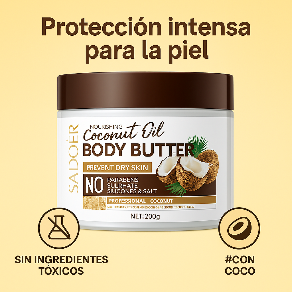 Crema Hidratante de coco