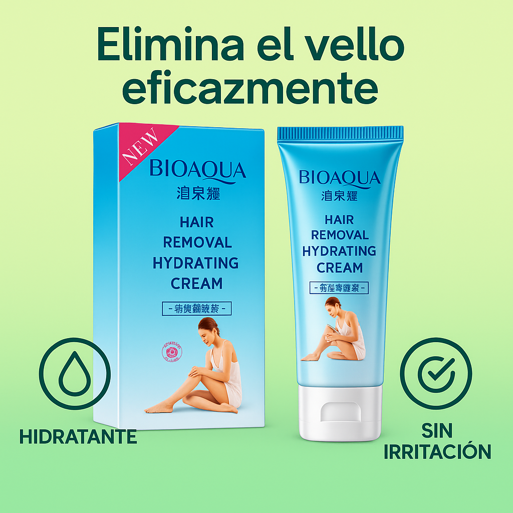 Crema para Depilacion Femenina Hidratante